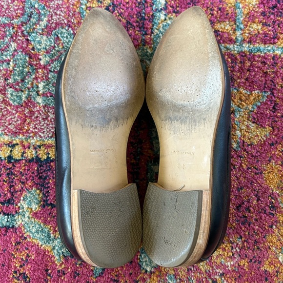 Everlane | Women’s black The Modern Loafer, pointed toe, stacked wood heel, 8.5 - Picture 4 of 16